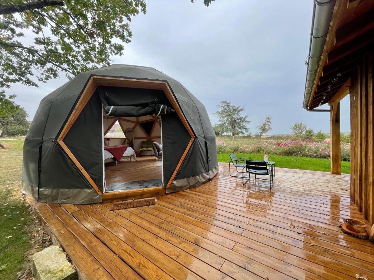 Dome Insolite Cedre Jacuzzi Et Petits Dejeuners Inclus Lagraulet-du-Gers Eksteriør bilde
