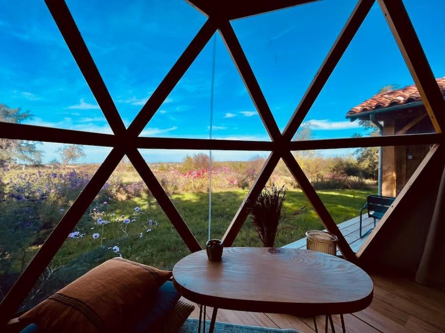 Dome Insolite Cedre Jacuzzi Et Petits Dejeuners Inclus Lagraulet-du-Gers Eksteriør bilde