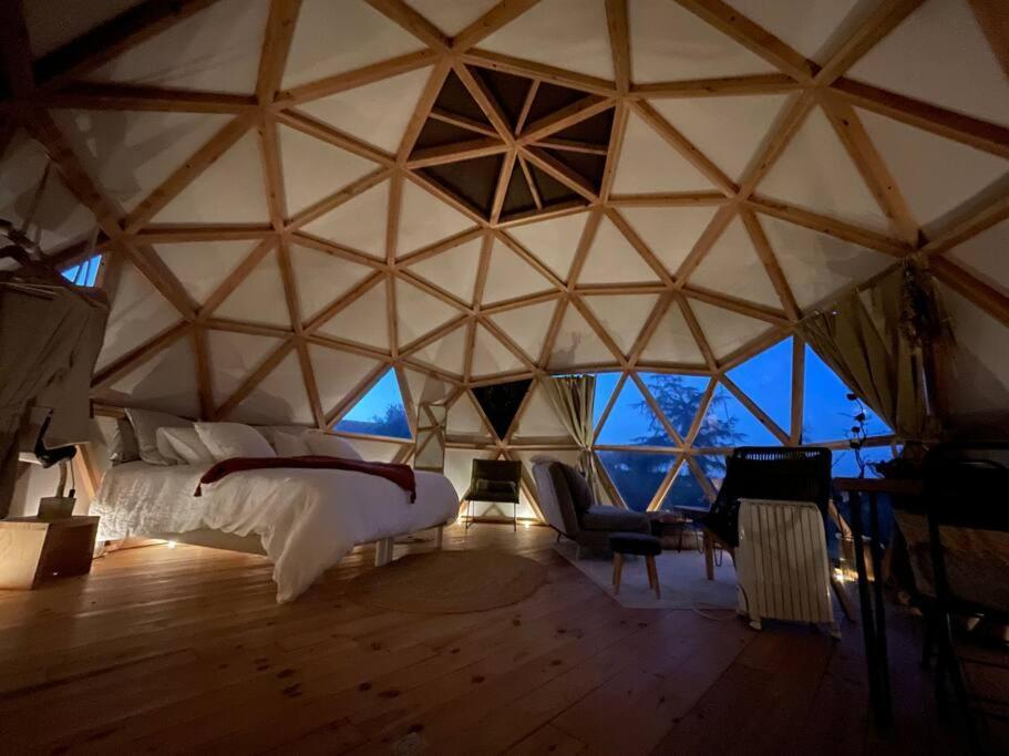 Dome Insolite Cedre Jacuzzi Et Petits Dejeuners Inclus Lagraulet-du-Gers Eksteriør bilde