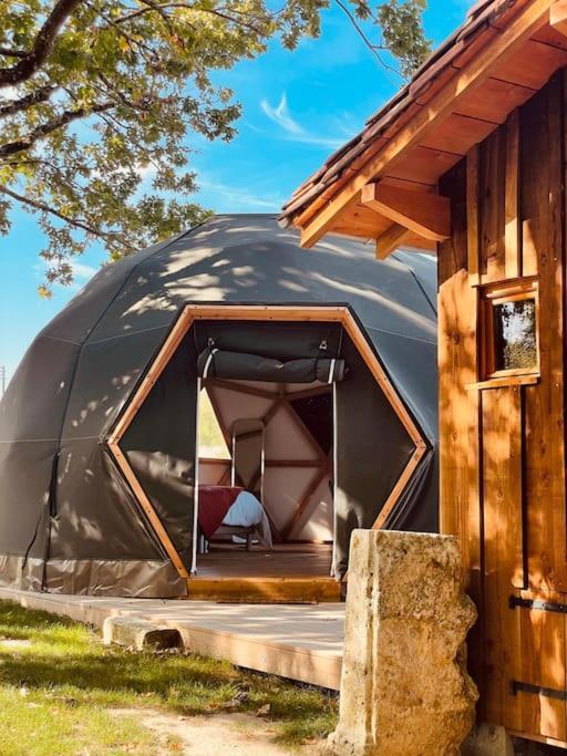 Dome Insolite Cedre Jacuzzi Et Petits Dejeuners Inclus Lagraulet-du-Gers Eksteriør bilde