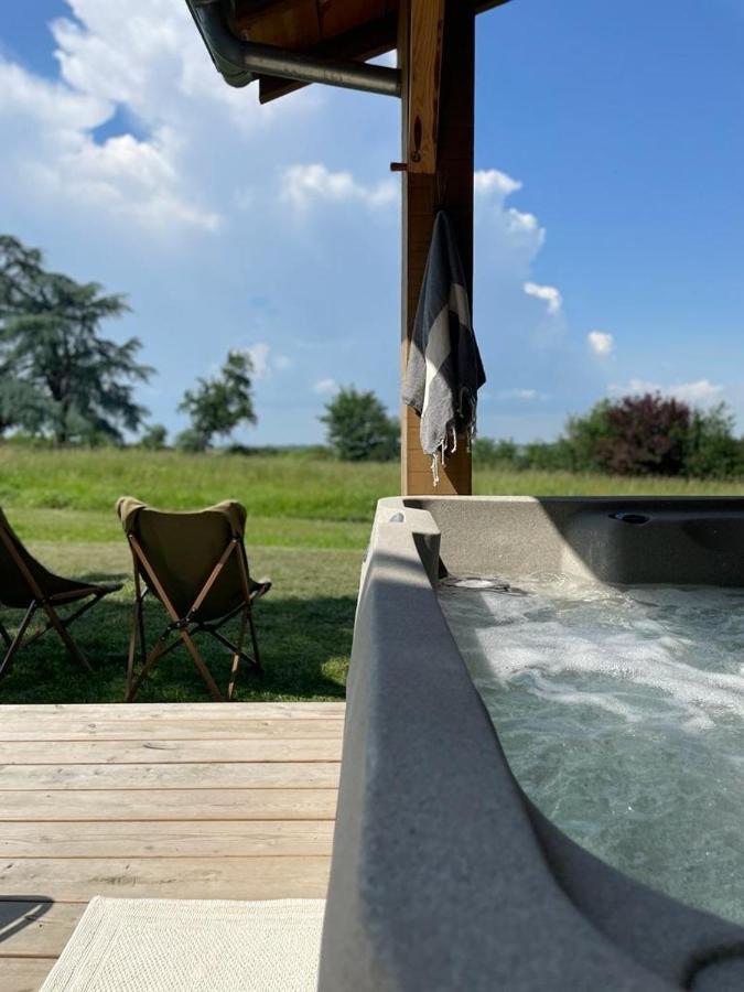 Dome Insolite Cedre Jacuzzi Et Petits Dejeuners Inclus Lagraulet-du-Gers Eksteriør bilde